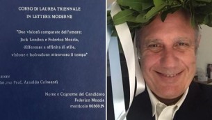 Federico Moccia si laurea con tesi su sé stesso