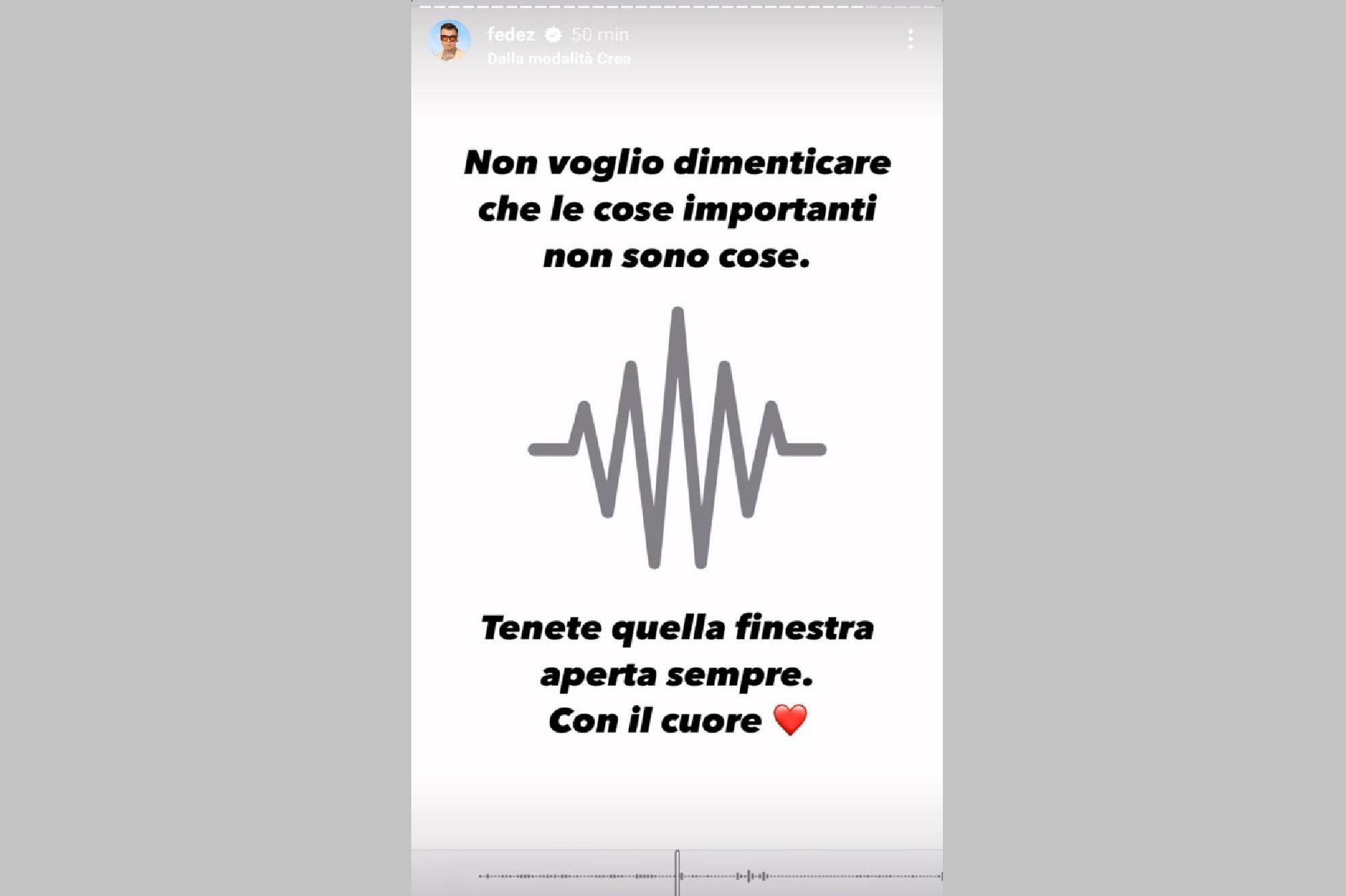 Fedez, il tumore e la riflessione: "Non voglio dimenticare"
