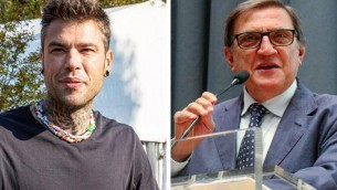 Fedez se ne va quando parla Romano La Russa che commenta: "Omuncolo"