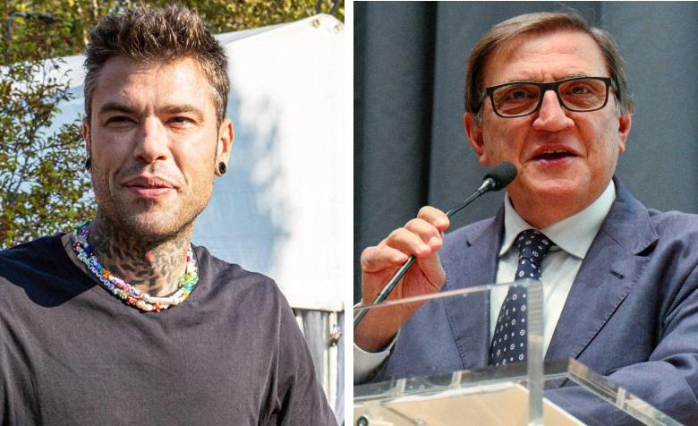 Fedez se ne va quando parla Romano La Russa che commenta: "Omuncolo"