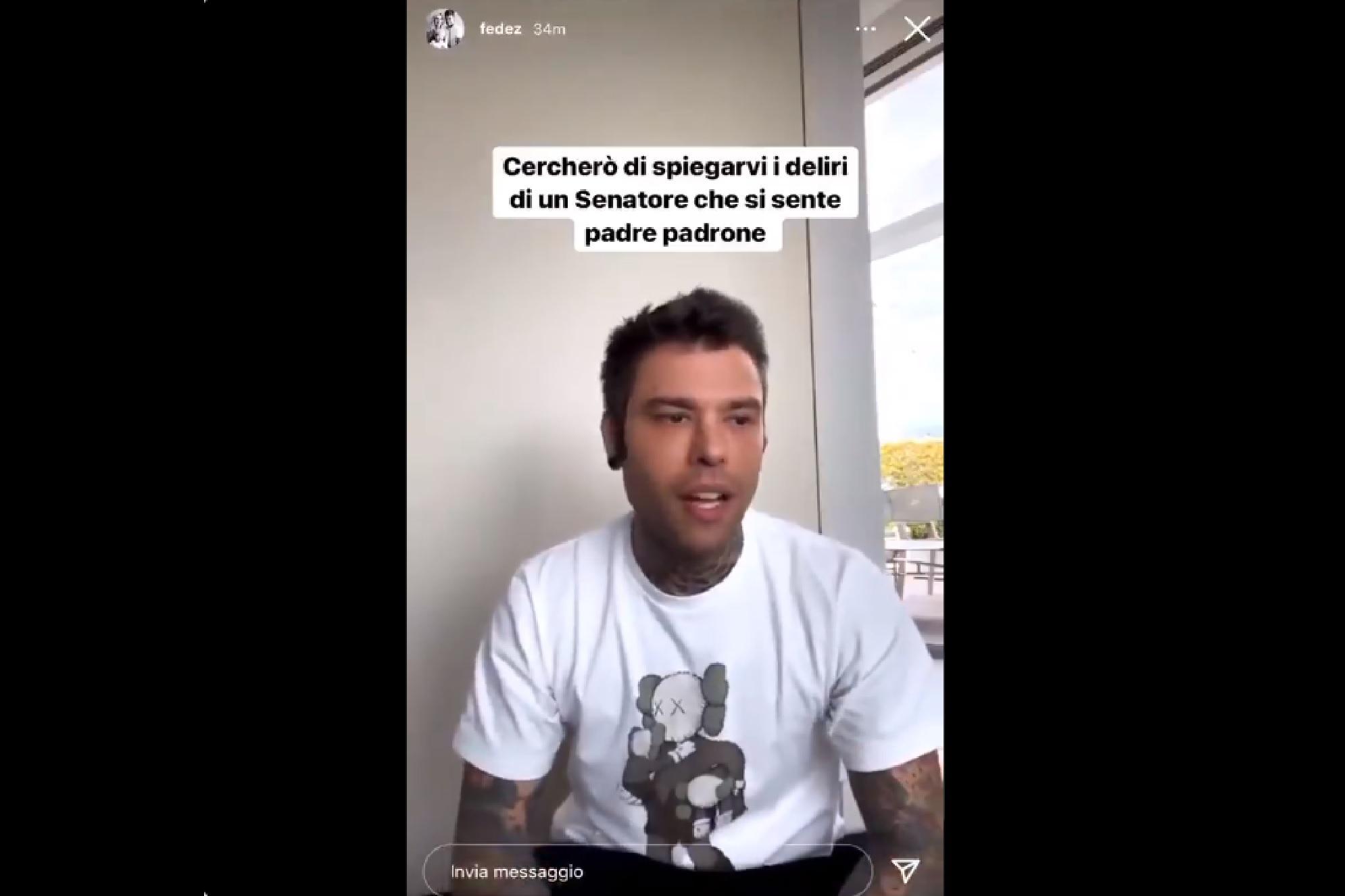 Fedez vs Ostellari: "Su ddl Zan fa il caz.