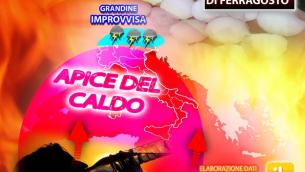 Ferragosto con caldo record ma pioggia in arrivo: ecco dove