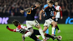 Feyenoord-Roma 1-1 in andata playoff Europa League