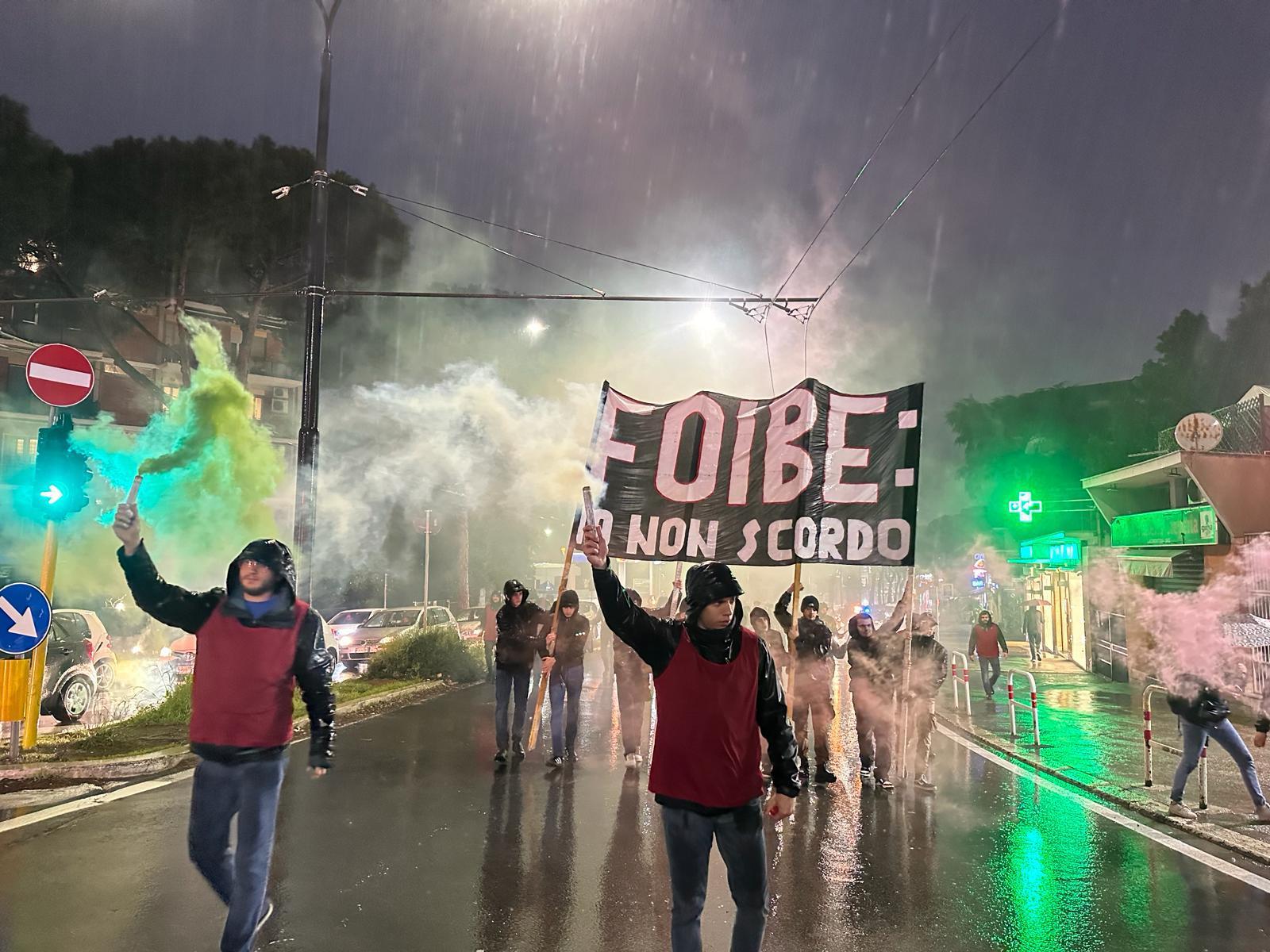 Foibe, CasaPound in corteo a Roma: "Ricordare è un dovere"