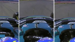 Formula 1, paura per Alonso: volante si stacca in pista - Video