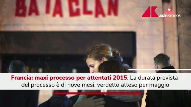 Francia, al via maxi processo per attentati 2015
