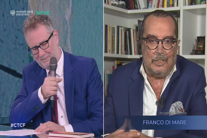 Franco Di Mare e l'annuncio da Fabio Fazio: "Ho un tumore cattivo" - Video