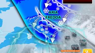 Freddo artico sull'Italia, il meteo fino a martedì 11 gennaio