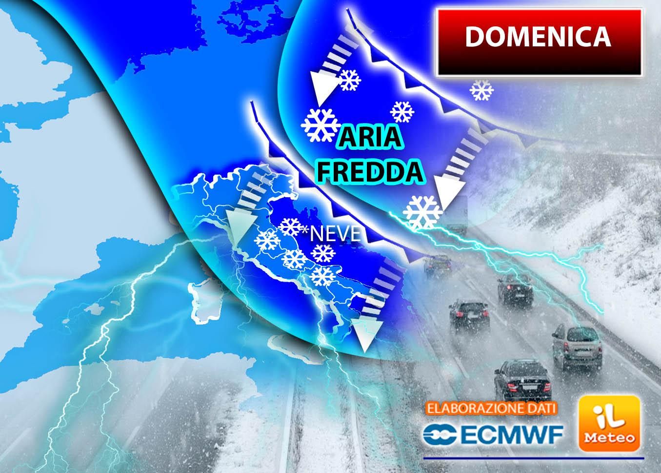 Freddo artico sull'Italia, il meteo fino a martedì 11 gennaio