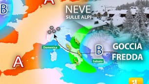 Freddo dai Balcani, maltempo nel weekend: meteo Italia