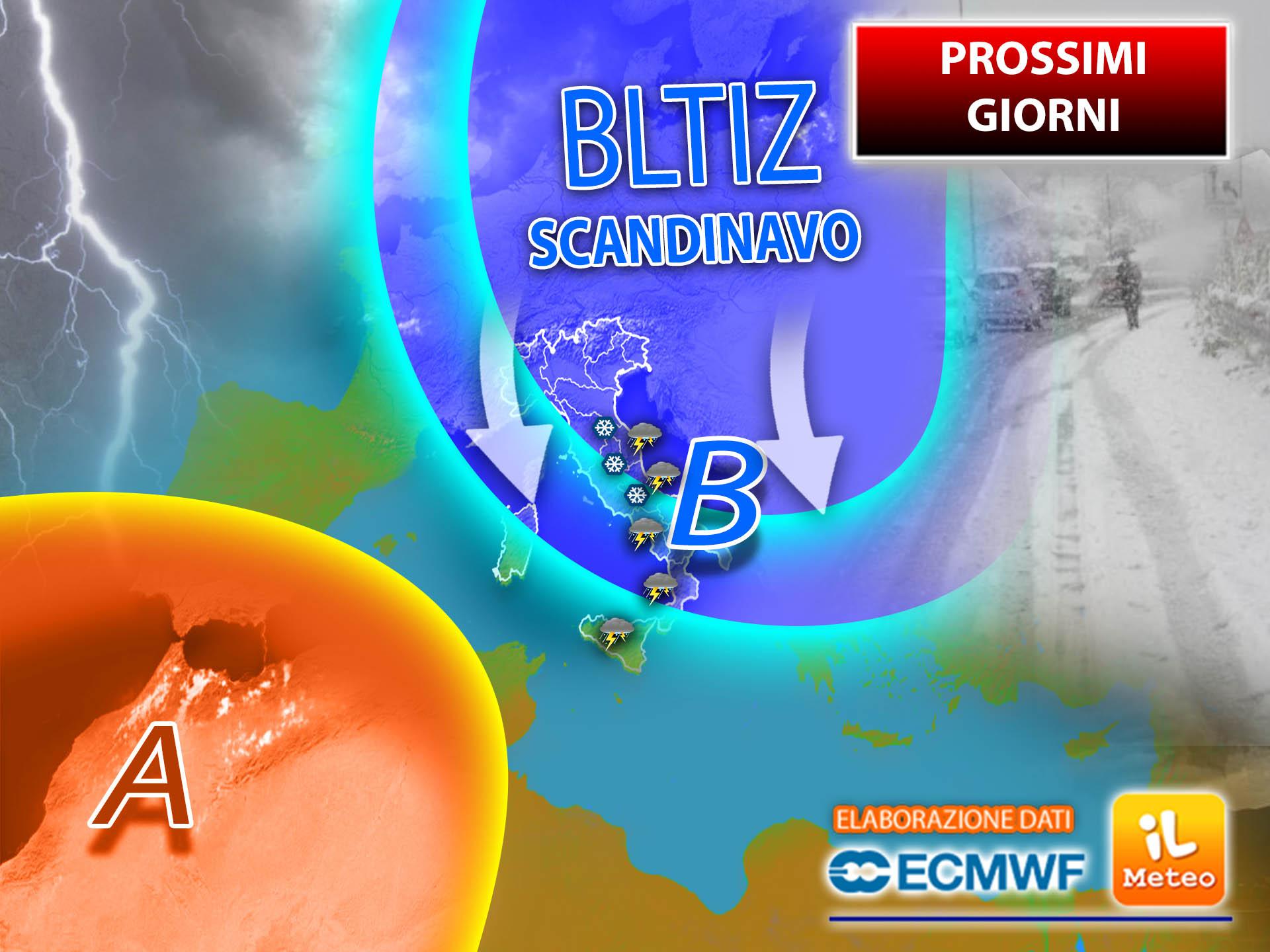 Freddo e pioggia, maltempo da mercoledì 13 ottobre: meteo Italia