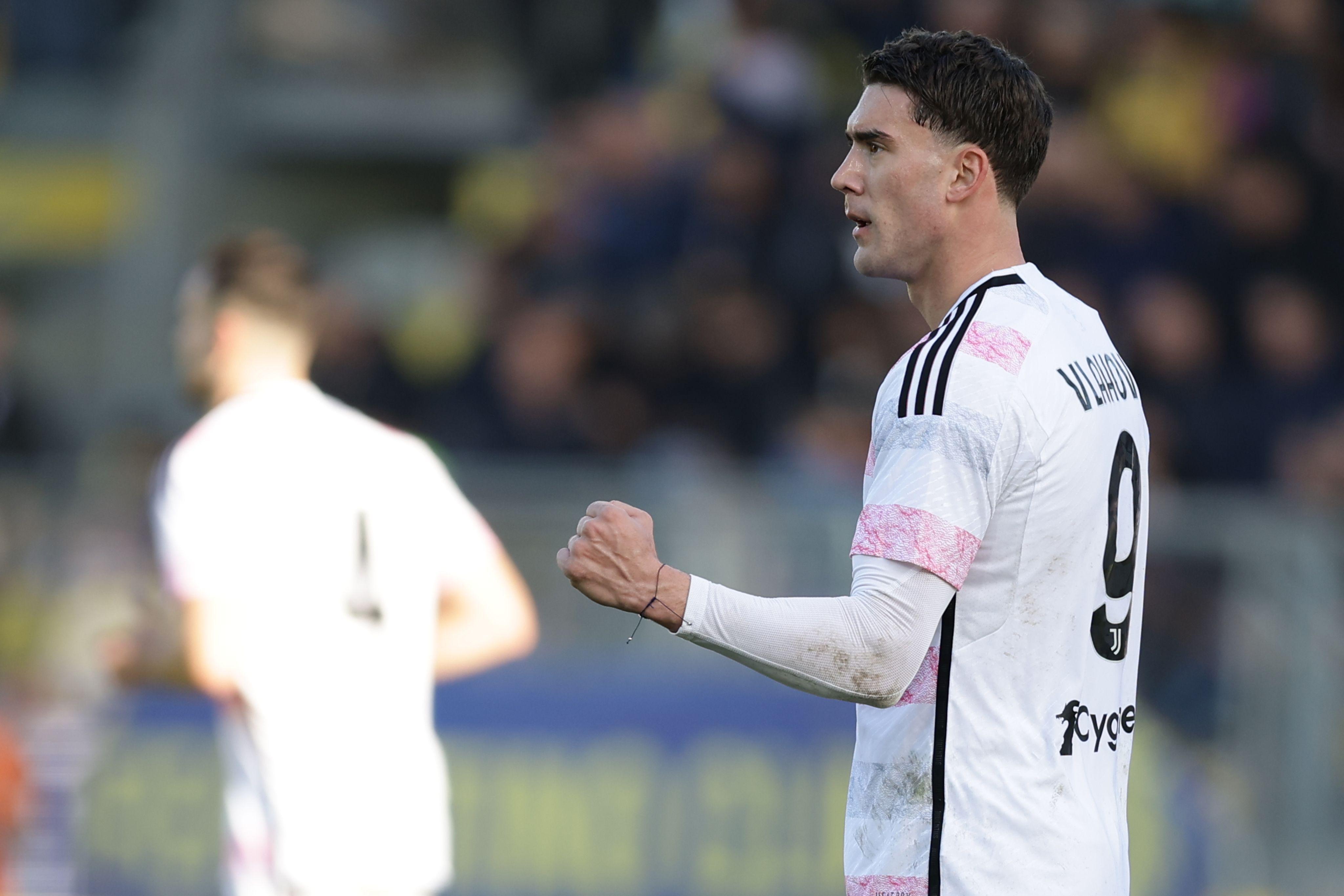 Frosinone-Juventus 1-2, gol decisivo di Vlahovic