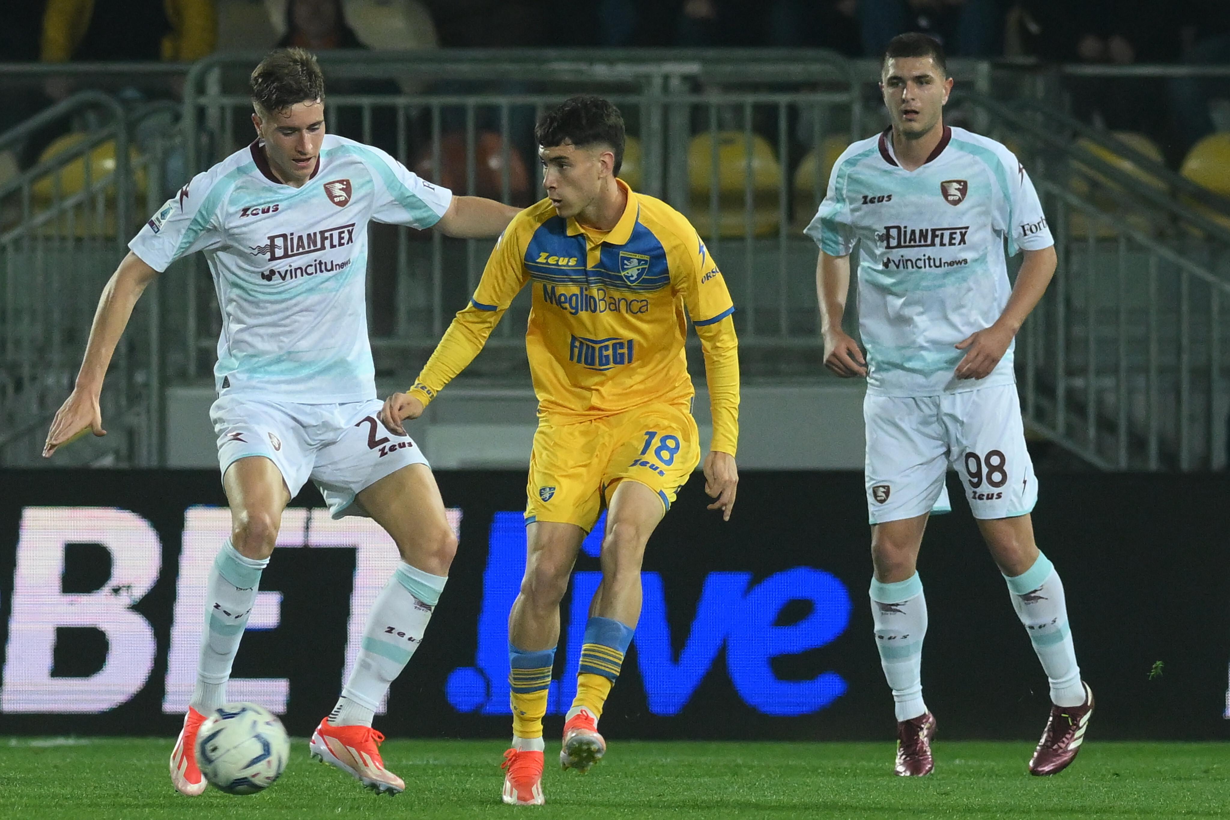 Frosinone-Salernitana 3-0, tris e 3 punti salvezza per Di Francesco