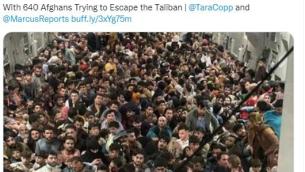 Fuga da Kabul, in 640 ammassati in aereo cargo Usa