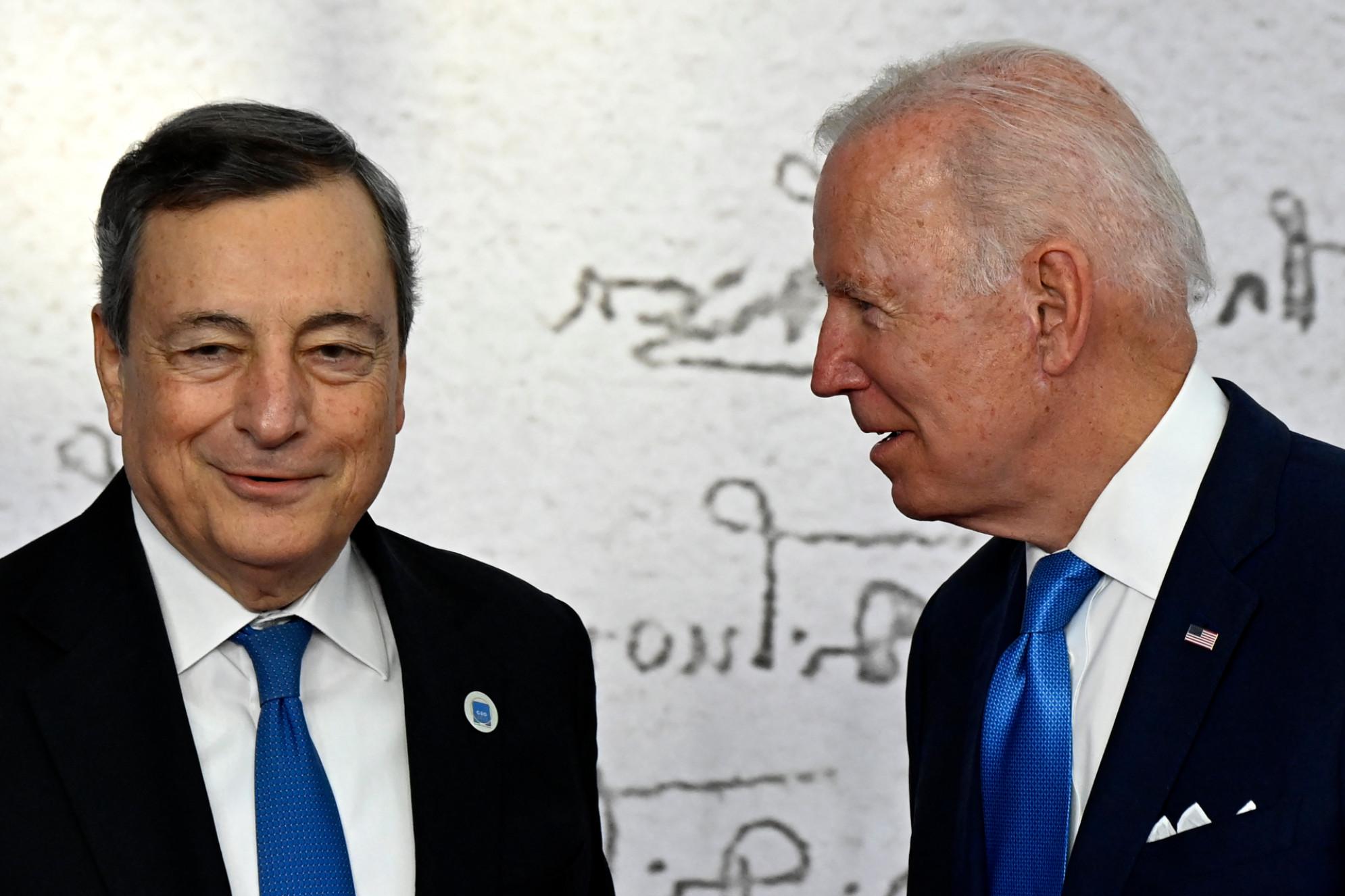 G20 Roma, Draghi: "Soddisfazione per accordo Ue-Usa sui dazi su acciaio e alluminio"