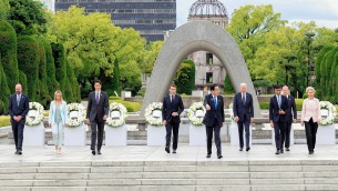 G7 Hiroshima, il messaggio di Giorgia Meloni al Memoriale