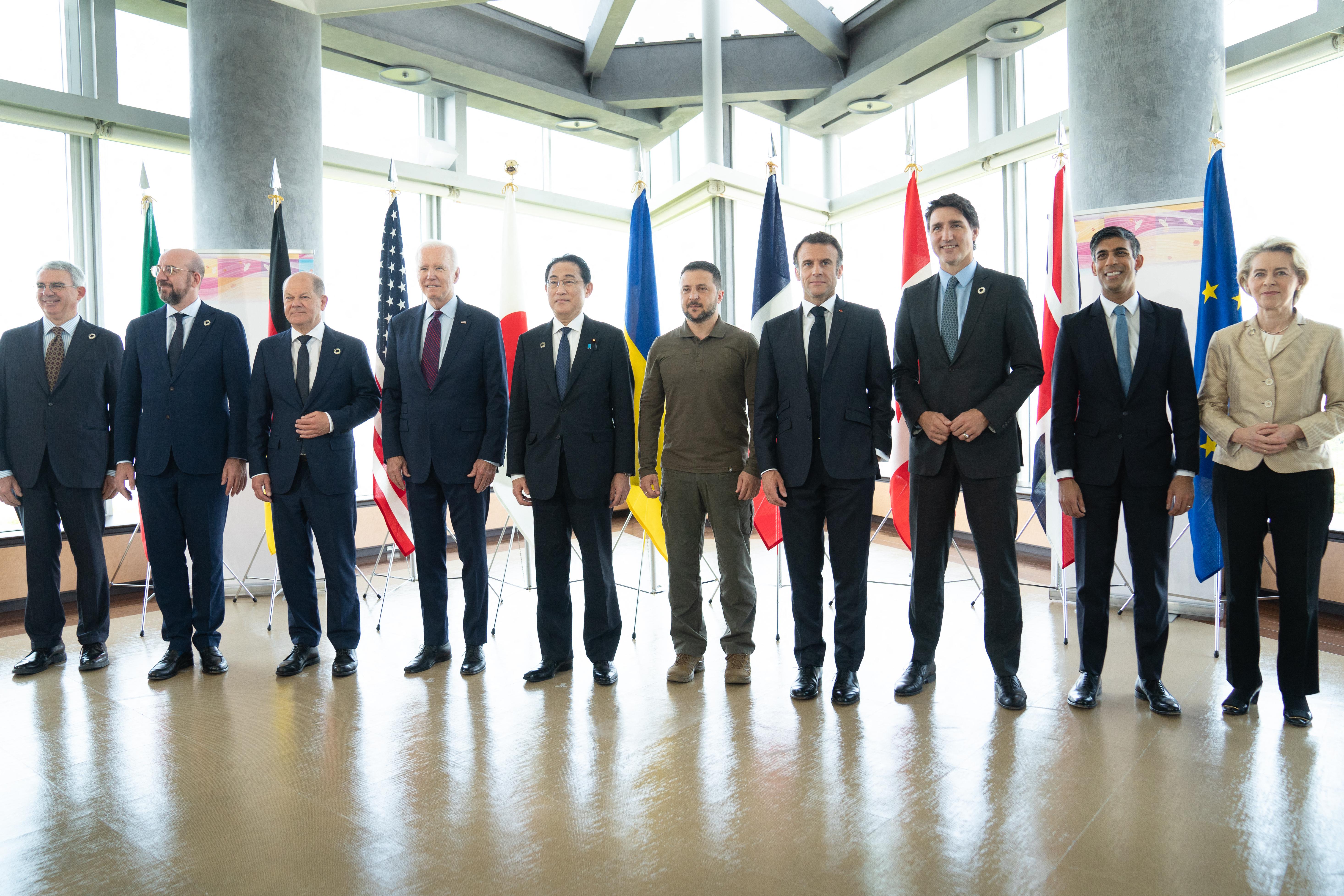 G7, leader: "Avanti con sostegno all'Ucraina"