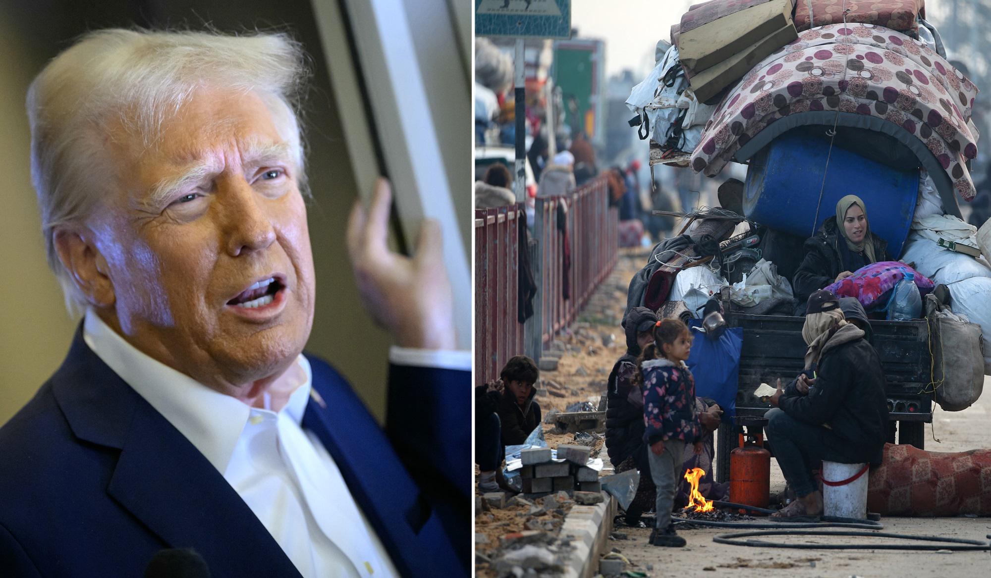 Gaza, l'idea di Trump: "Rifugiati ospitati da Egitto e Giordania"