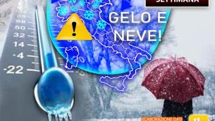 Gelo e neve in arrivo, le previsioni meteo da lunedì 6 dicembre