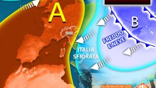 Gelo nel weekend e neve a Natale, le previsioni meteo
