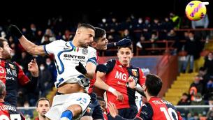 Genoa-Inter 0-0, nerazzurri falliscono aggancio in vetta