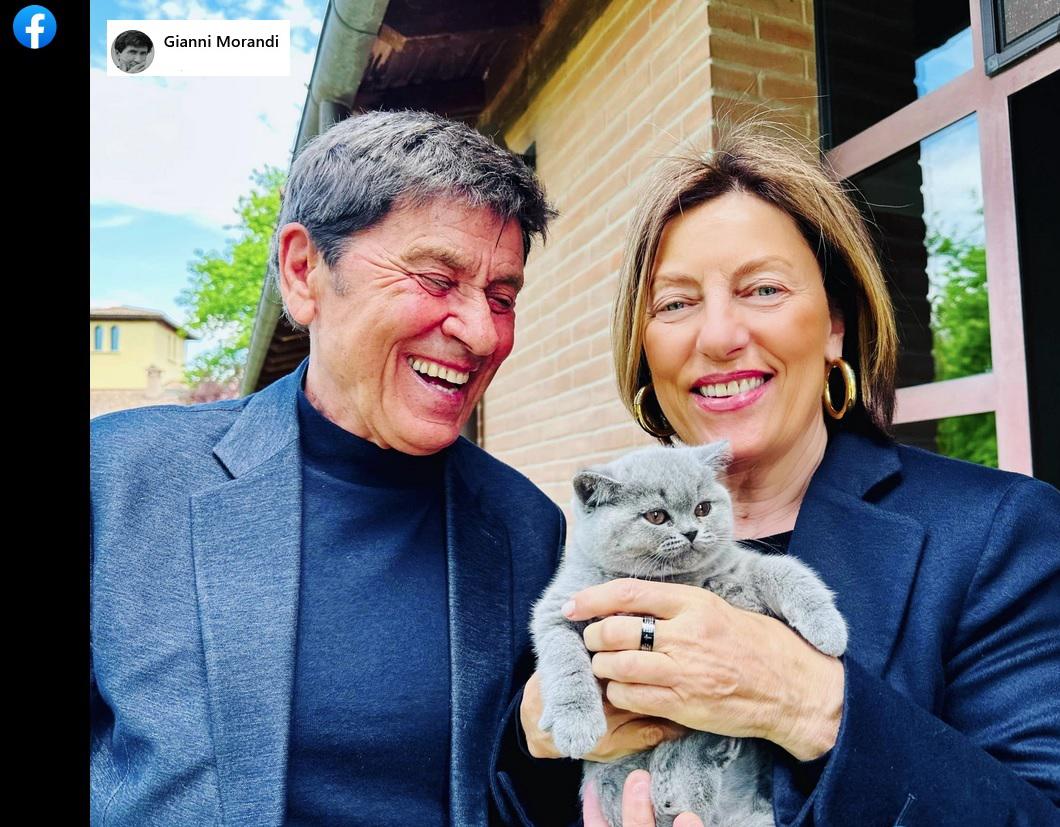 Gianni Morandi e il gatto, ecco come l'ha chiamato e perché