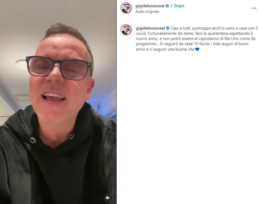 Gigi D'Alessio positivo al covid