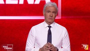 Giletti e 'Non è l'arena' a Mosca: "Non accetto lezioni"