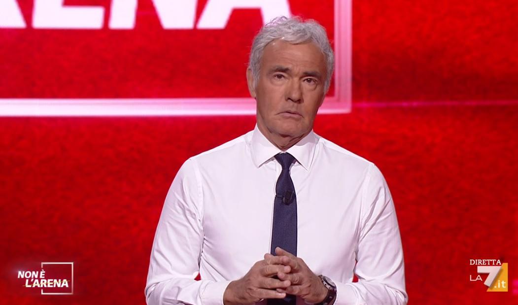 Giletti e 'Non è l'arena' a Mosca: "Non accetto lezioni"