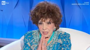 Gina Lollobrigida a Domenica In: "Lasciatemi morire in pace"