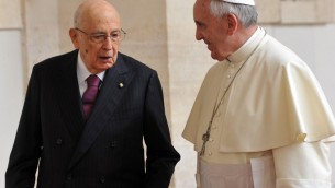 Giorgio Napolitano, Papa Francesco: "Ho apprezzato sua umanità e lungimiranza"
