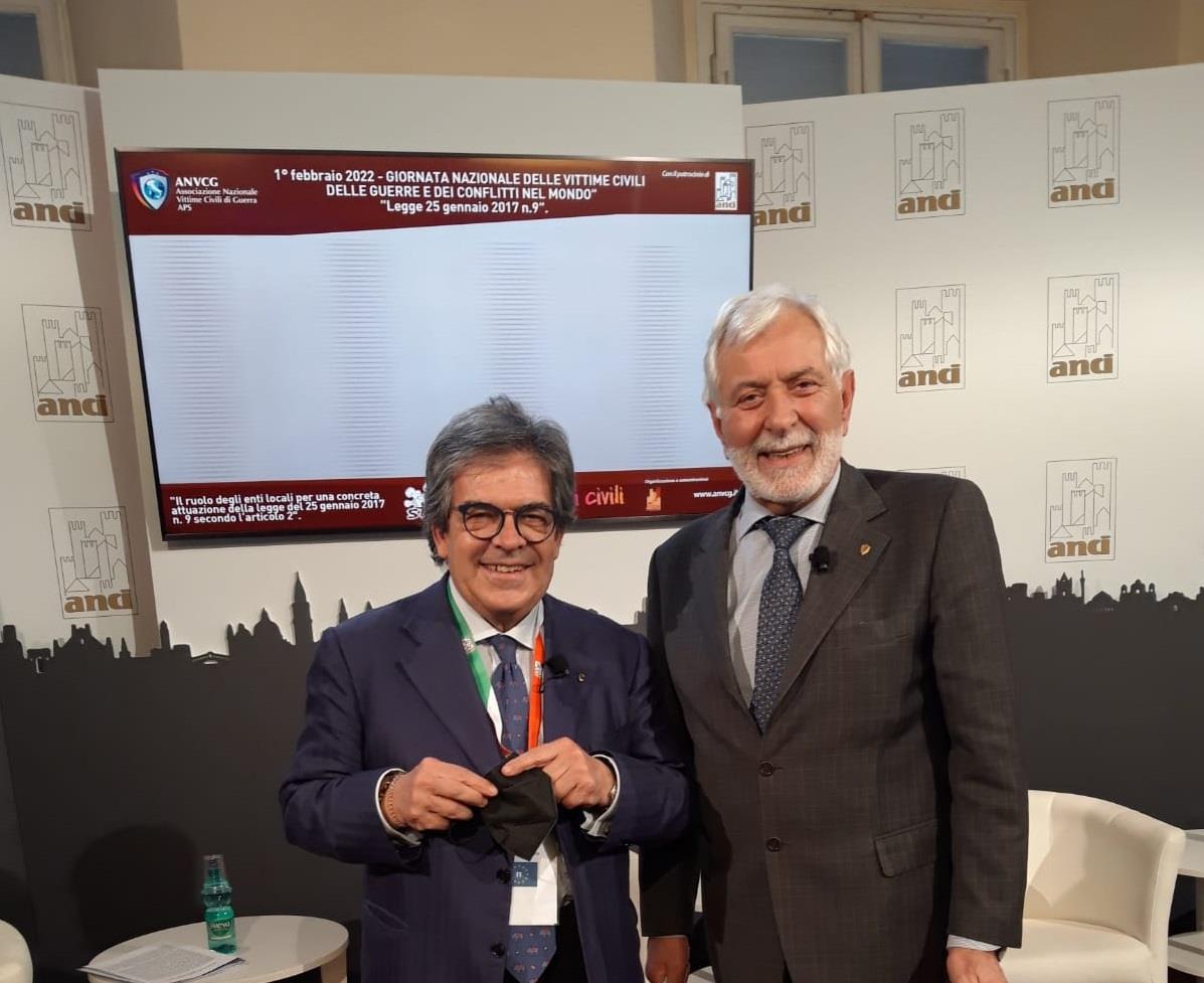 Giornata Nazionale delle vittime civili delle guerre e dei conflitti nel mondo, Anvcg e Anci insieme
