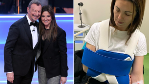 Giovanna Civitillo, incidente per la moglie di Amadeus: "Poteva andare molto peggio"