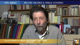 Governo, Cacciari: "Meloni non può dare ministero top a Salvini"