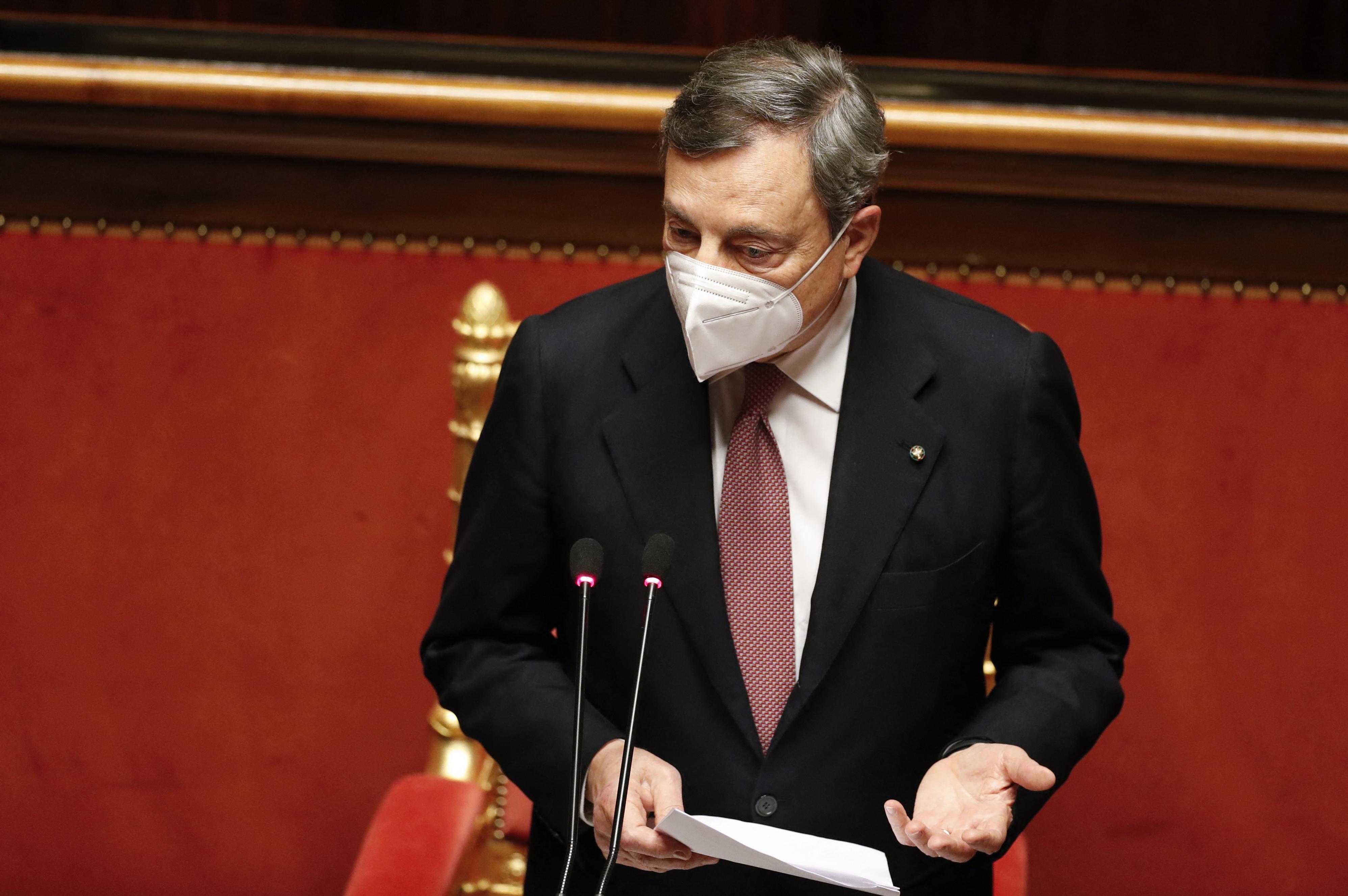 Governo, Draghi ottiene la fiducia al Senato