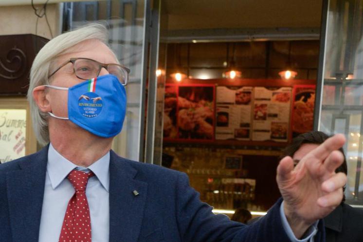 Governo Draghi, Sgarbi: "Ho un impegno, meglio fiducia da lunedì"
