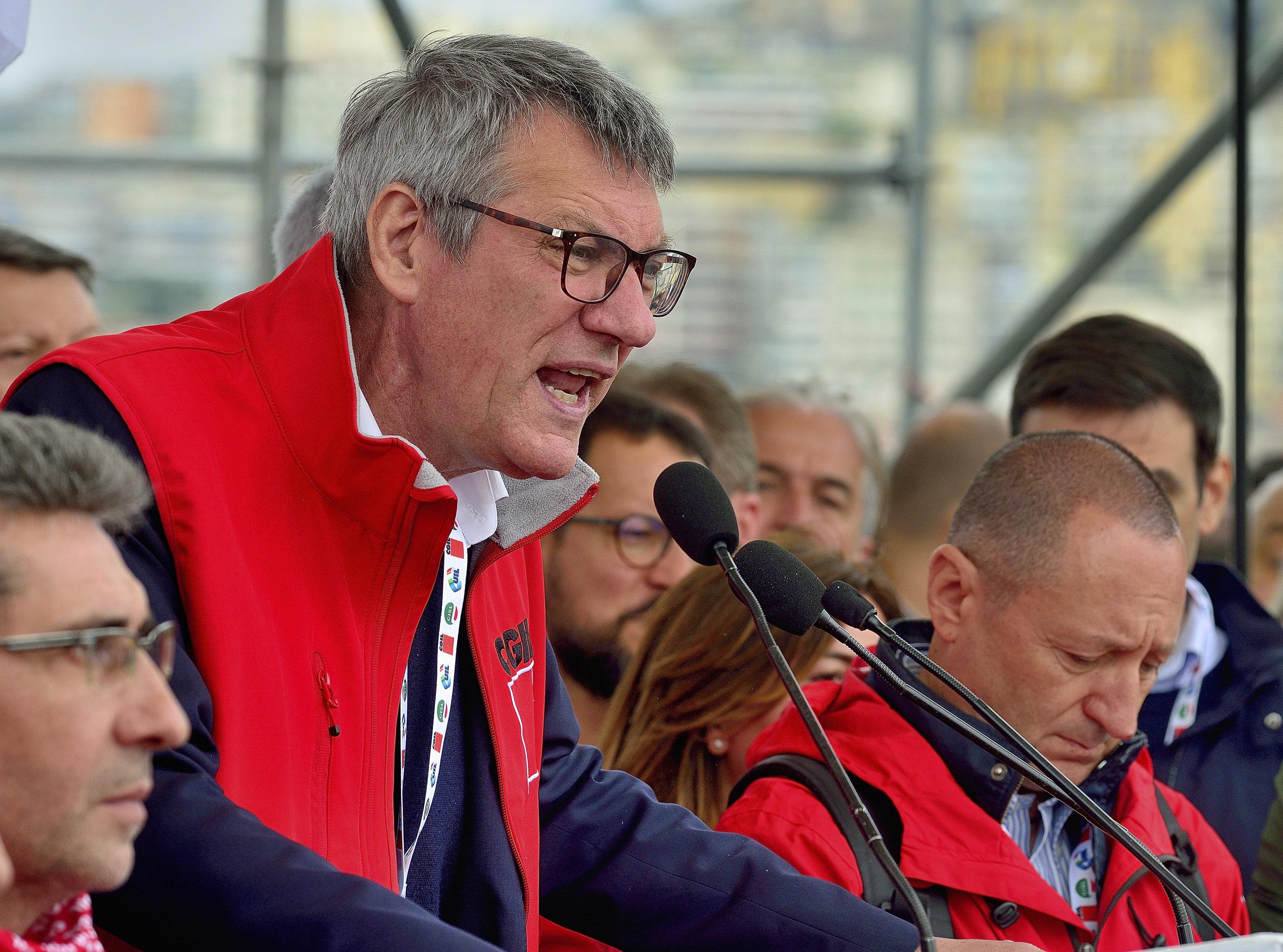 Governo, Landini: "Vogliono toglierci il diritto di manifestare"