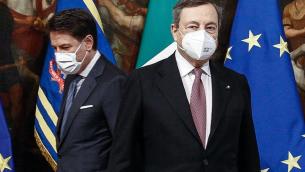 Governo-M5S, oggi incontro Draghi-Conte