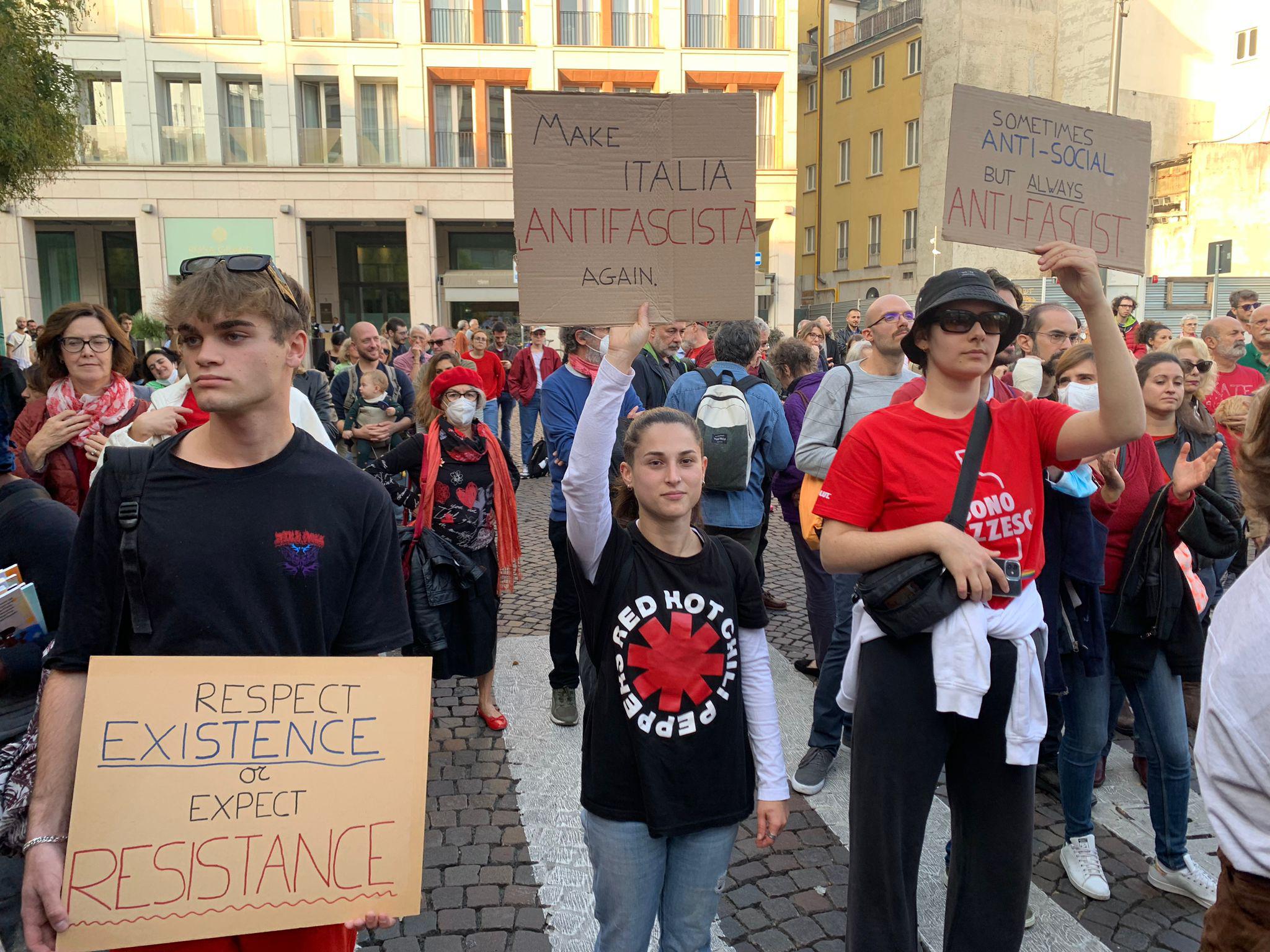 Governo Meloni, a Milano la prima manifestazione 'contro'
