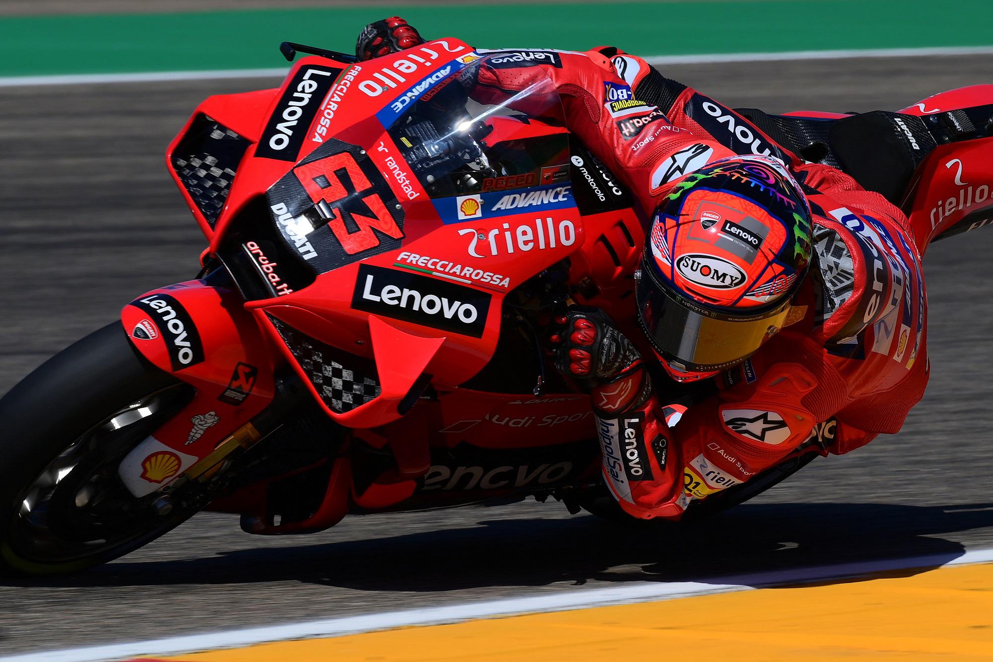 Gp Aragon, prima vittoria in MotoGp per Bagnaia