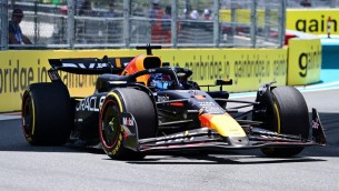 Gp Miami, Verstappen conquista pole Sprint e Leclerc secondo
