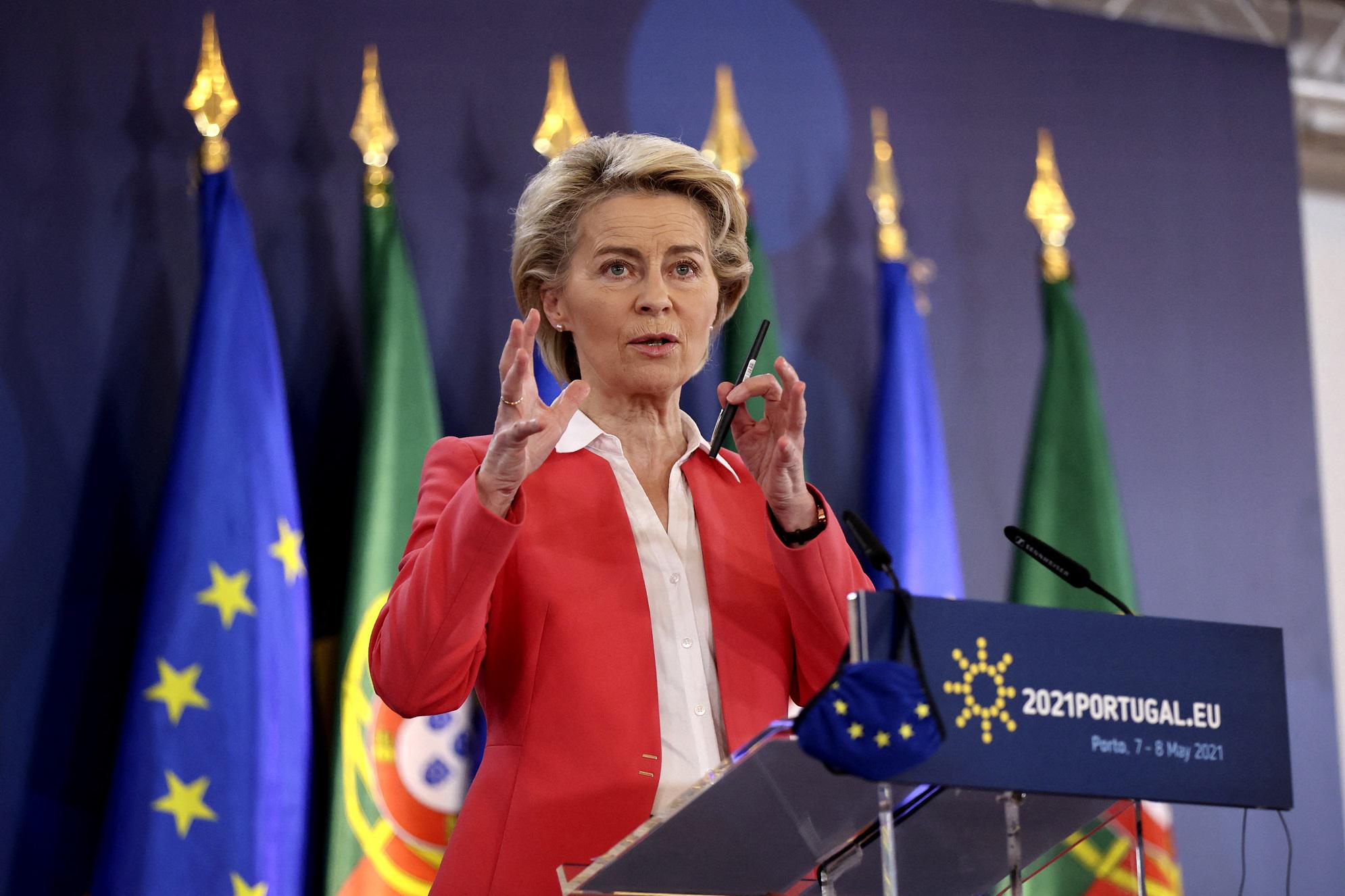 Green pass, von der Leyen: "Obiettivo accordo entro giugno"