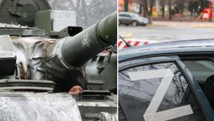 Guerra Ucraina, cosa significa lettera Z su tank Russia