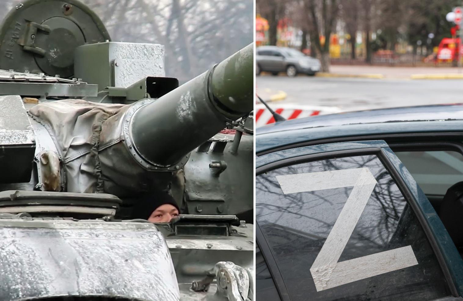 Guerra Ucraina, cosa significa lettera Z su tank Russia