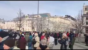 Guerra Ucraina-Russia, manifestazioni a Mosca e San Pietroburgo - Video