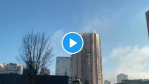 Guerra Ucraina-Russia, missile contro palazzo Kiev - Video