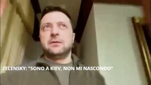 Guerra Ucraina-Russia, Zelensky: "Resto a Kiev, non ho paura" - Video