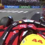 Hamilton, incidente a Monaco: colpisce le barriere e una gomma si stacca - Video