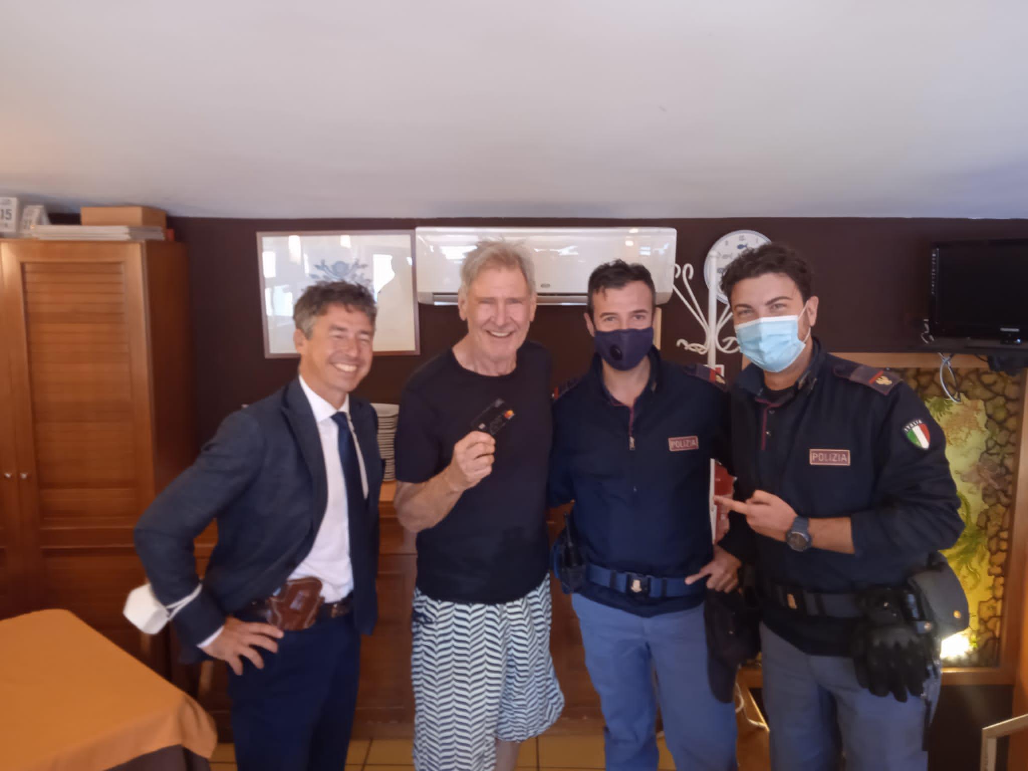Harrison Ford perde carta di credito a Palermo, cittadino la ritrova