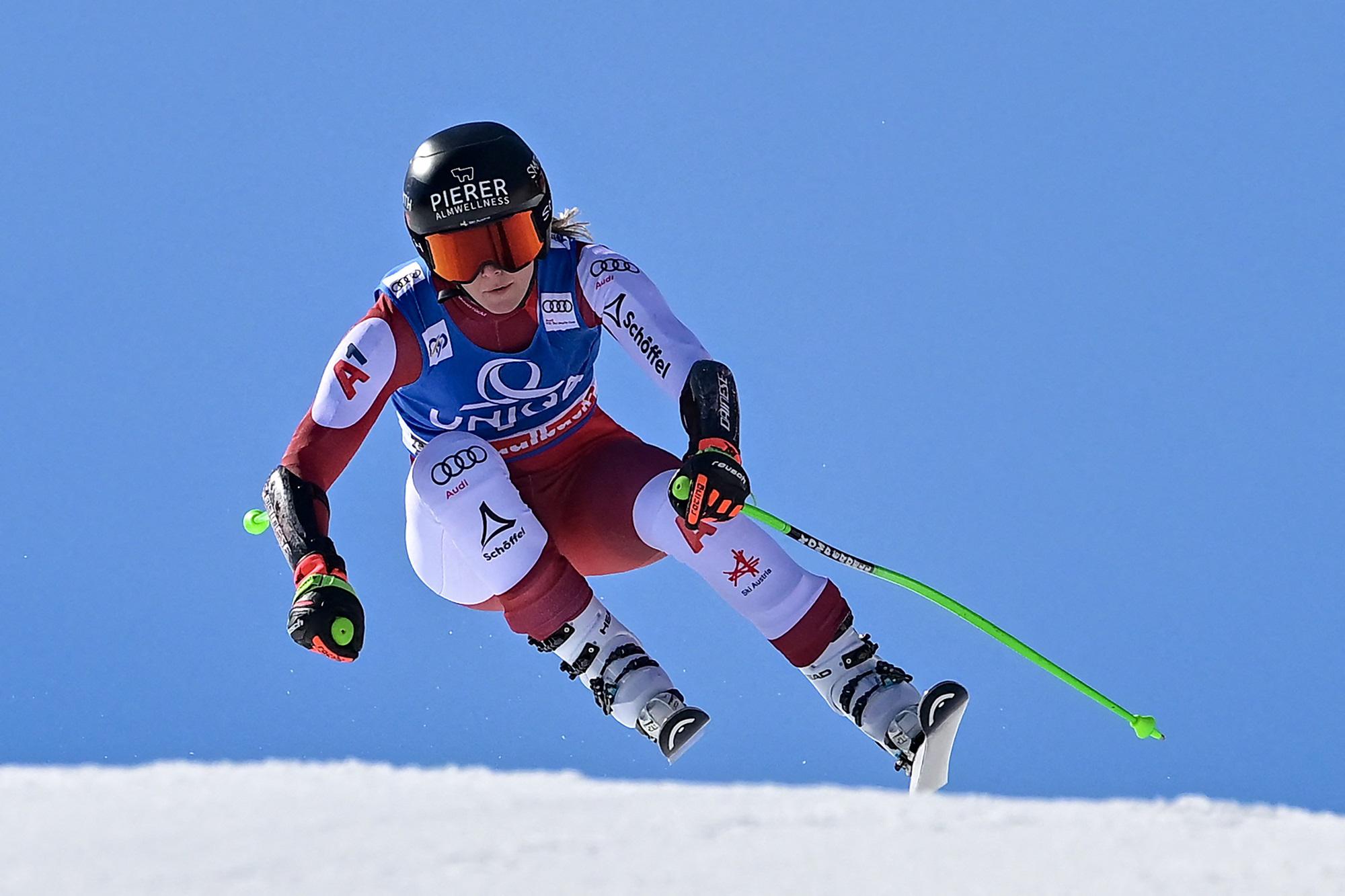 Huetter vince discesa Saalbach